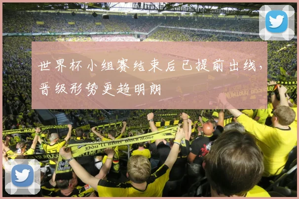 世界杯小组赛结束后已提前出线，晋级形势更趋明朗