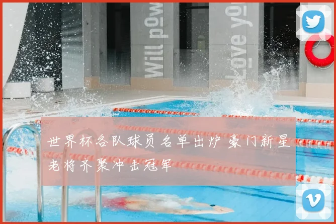 世界杯各队球员名单出炉 豪门新星老将齐聚冲击冠军
